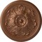 Ekena Millwork Legacy Acanthus Ceiling Medallion (Fits Canopies up to 3 1/2"), 12 3/4"OD x 7/8"P, Polished Copper CM12LEPOS - alternate 1